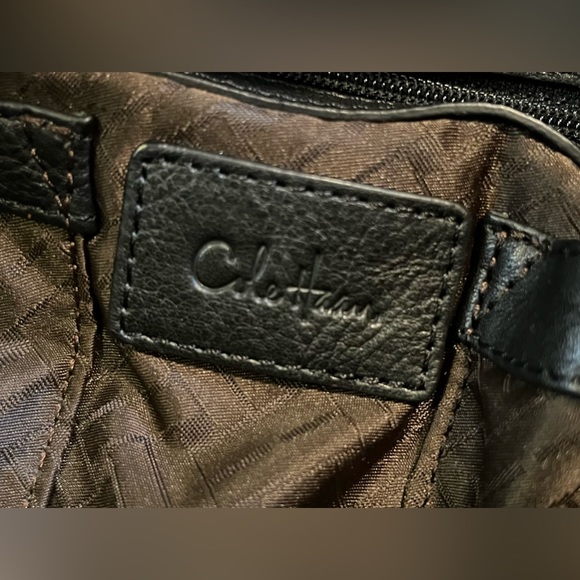 Cole Haan black chestnut spectator saddle unit leather bag. With original tag. - Picture 8 of 15